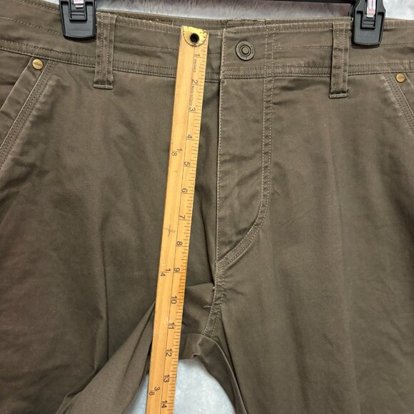 Kuhl Pants Mens 34X30 Brown Born On The Mountains Crag Series Slackr Hiking - Picture 12 of 12
